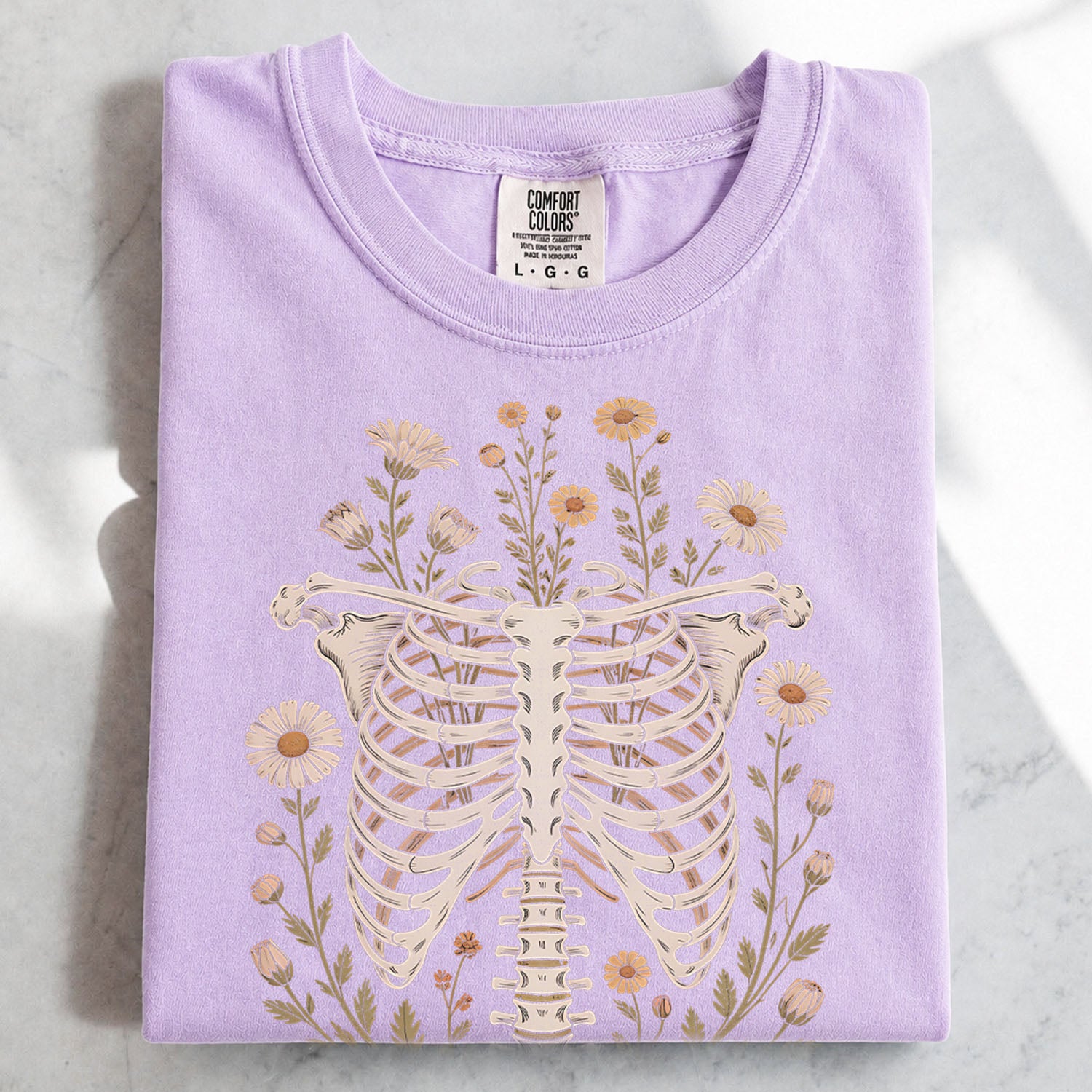 Blooming Bones Skeleton T-Shirt