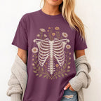 Blooming Bones Skeleton T-Shirt