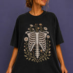 Blooming Bones Skeleton T-Shirt