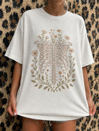 Blooming Bones Skeleton T-Shirt