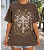 Blooming Bones Skeleton T-Shirt