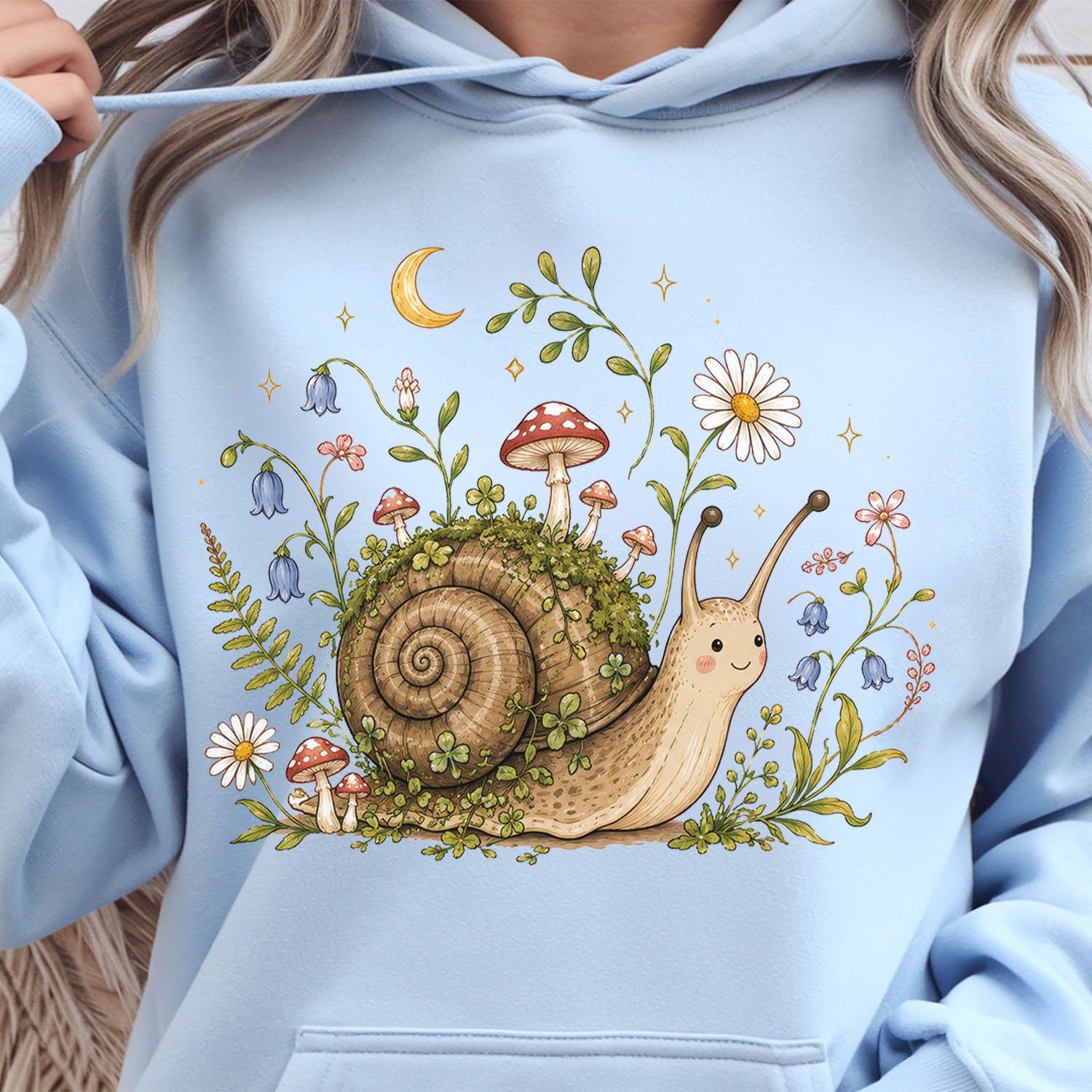 Blooming At My Own Pace Hooded Sweatshirt