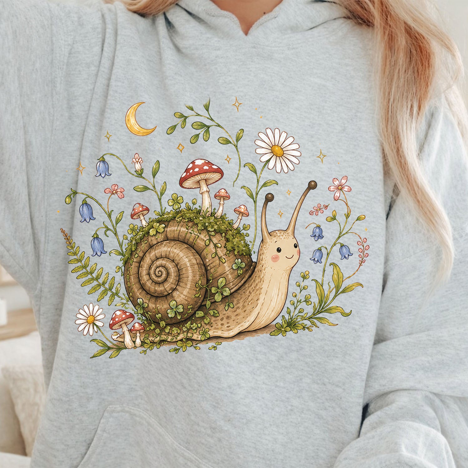 Blooming At My Own Pace Hooded Sweatshirt