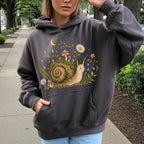 Blooming At My Own Pace Hooded Sweatshirt