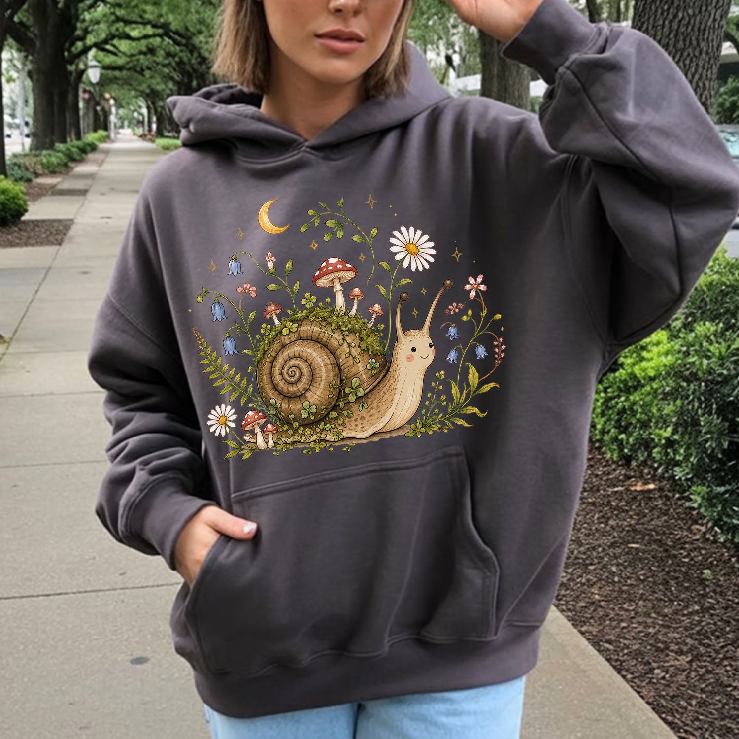 Blooming At My Own Pace Hooded Sweatshirt