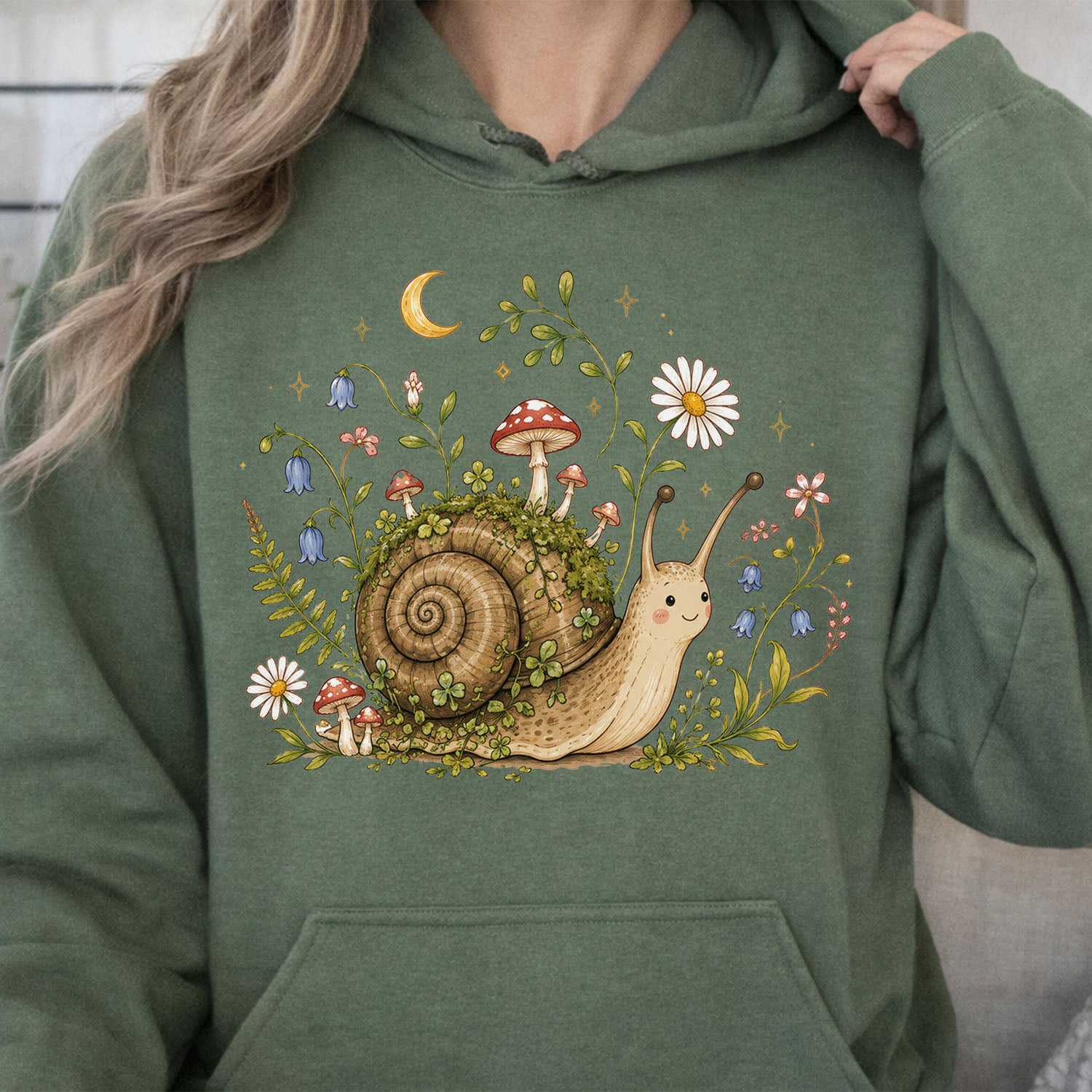 Blooming At My Own Pace Hooded Sweatshirt