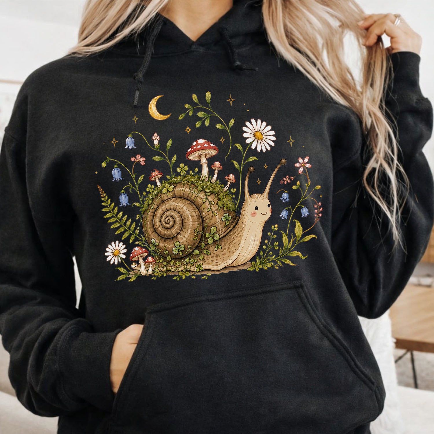 Blooming At My Own Pace Hooded Sweatshirt