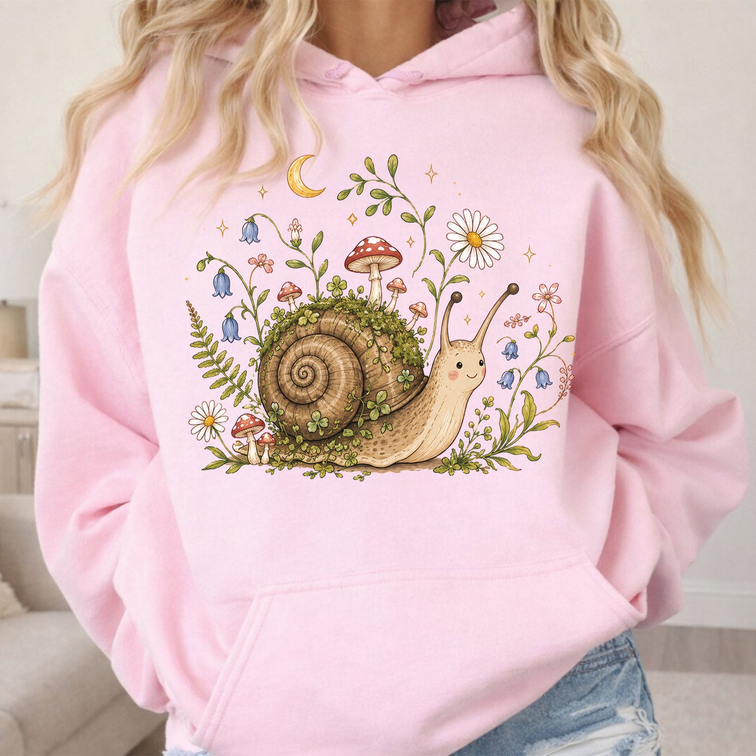 Blooming At My Own Pace Hooded Sweatshirt
