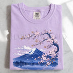 Blossoms of Fuji T-Shirt - Orchid / S - T-Shirt