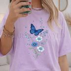 Bluebell Butterfly T-Shirt - T-Shirt