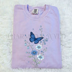 Bluebell Butterfly T-Shirt - Orchid / S - T-Shirt