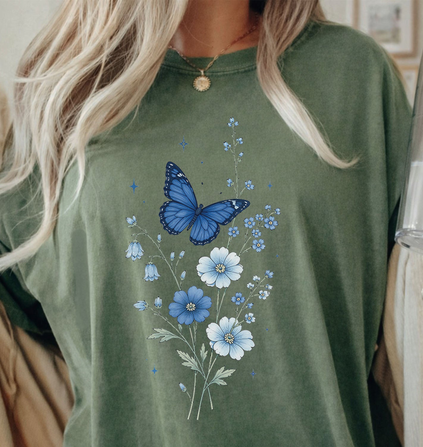 Bluebell Butterfly T-Shirt