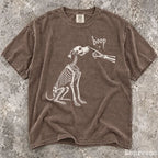 Boop Dog Skeleton Comfort Colors T-Shirt - Espresso / S - T-Shirt