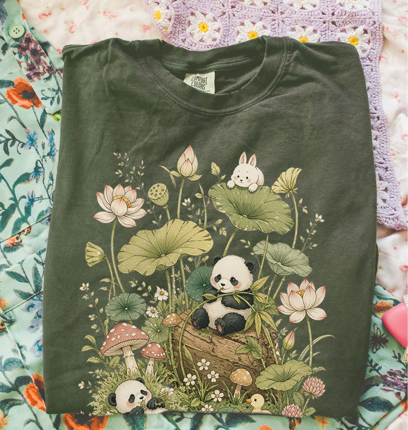Botanical Panda T-Shirt