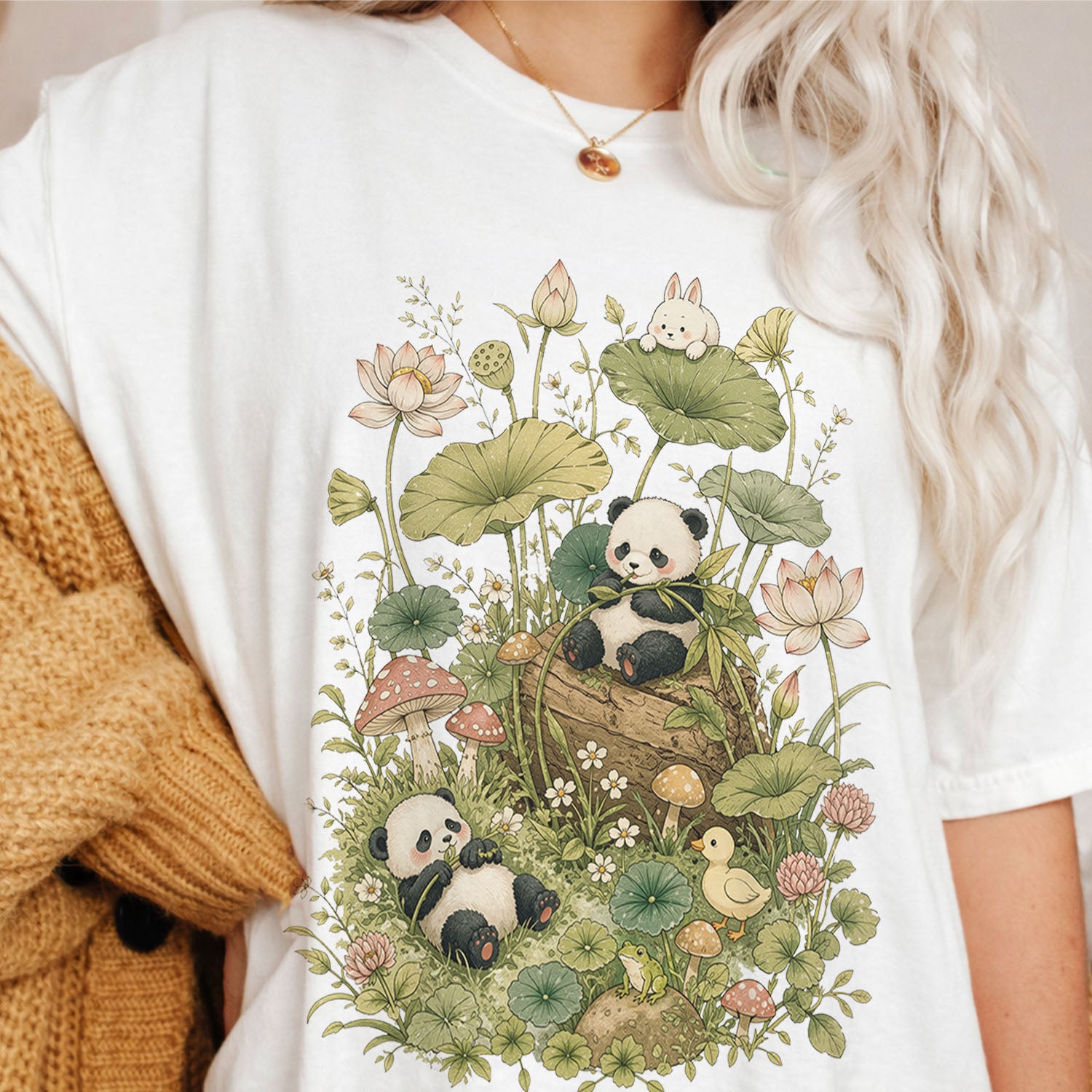 Botanical Panda T-Shirt