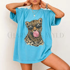 Bubblegum Leopard Comfort Colors T-Shirt - T-Shirt
