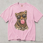 Bubblegum Leopard Comfort Colors T-Shirt - Blossom / S - T-Shirt