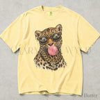 Bubblegum Leopard Comfort Colors T-Shirt - Butter / S - T-Shirt