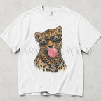 Bubblegum Leopard Comfort Colors T-Shirt - White / S - T-Shirt