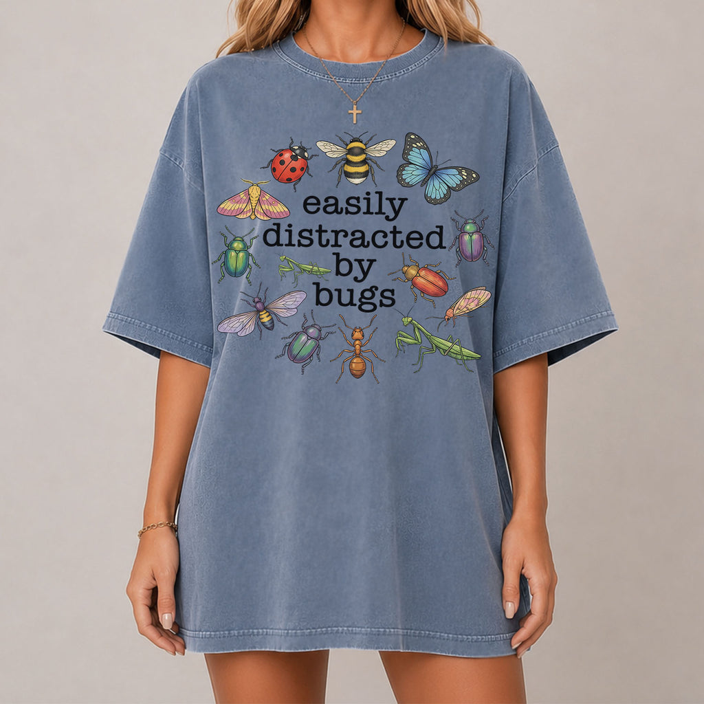 Easily Distracted By Bugs T-Shirt