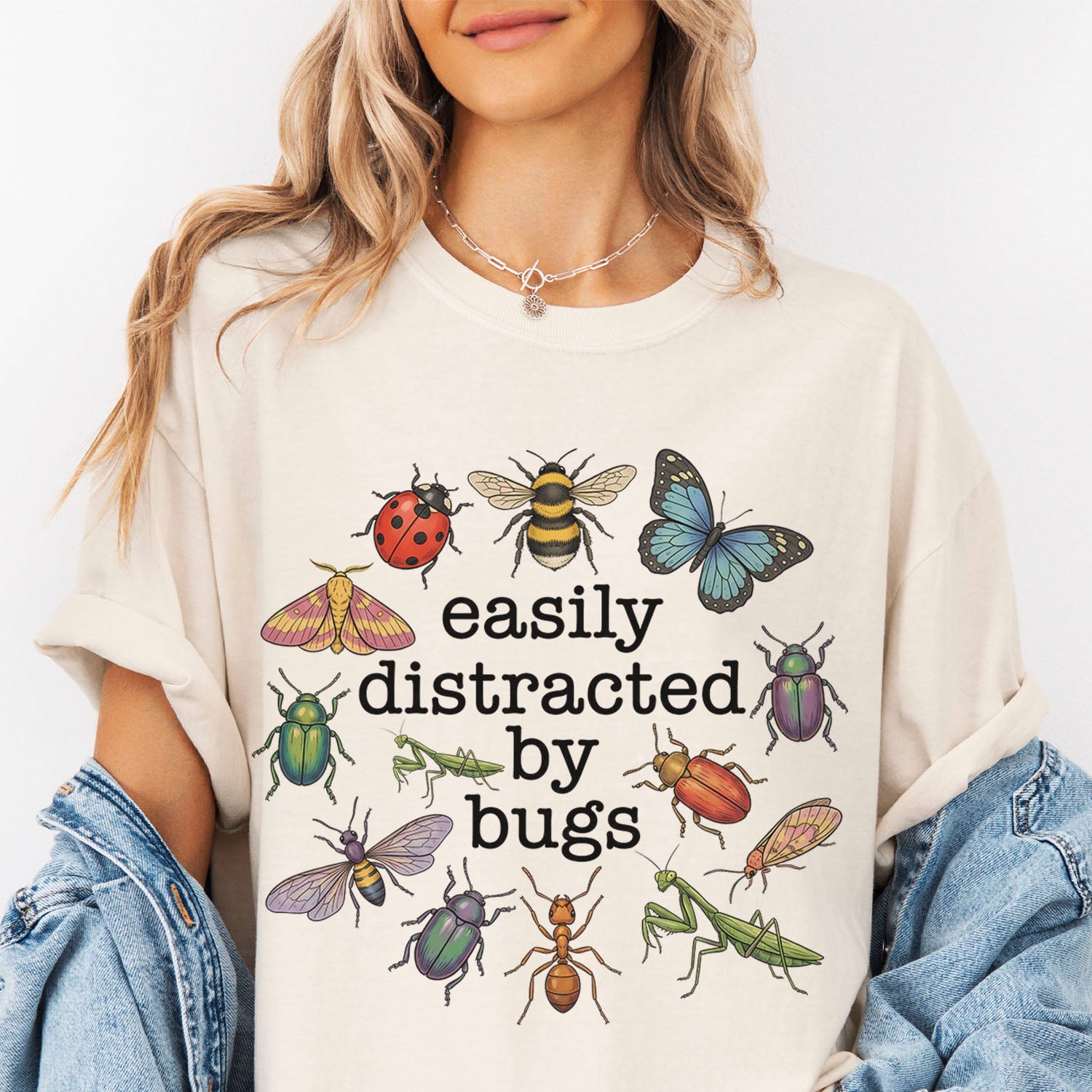 Easily Distracted By Bugs T-Shirt