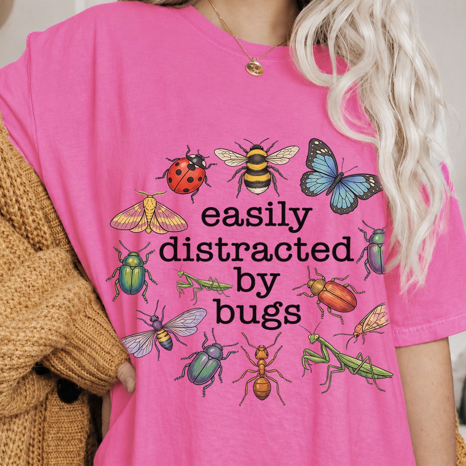 Easily Distracted By Bugs T-Shirt