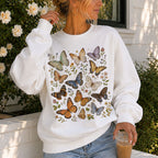 Butterfly Garden Graphic Sweatshirt