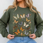 Butterfly Garden Graphic Sweatshirt