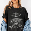 Cat UFO Graphic T-Shirt - Charmed and Wyld