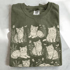 Vintage Cat Collage T-Shirt