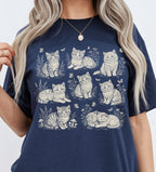 Vintage Cat Collage T-Shirt