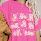 Vintage Cat Collage T-Shirt