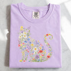 Wildflower Cat T-Shirt