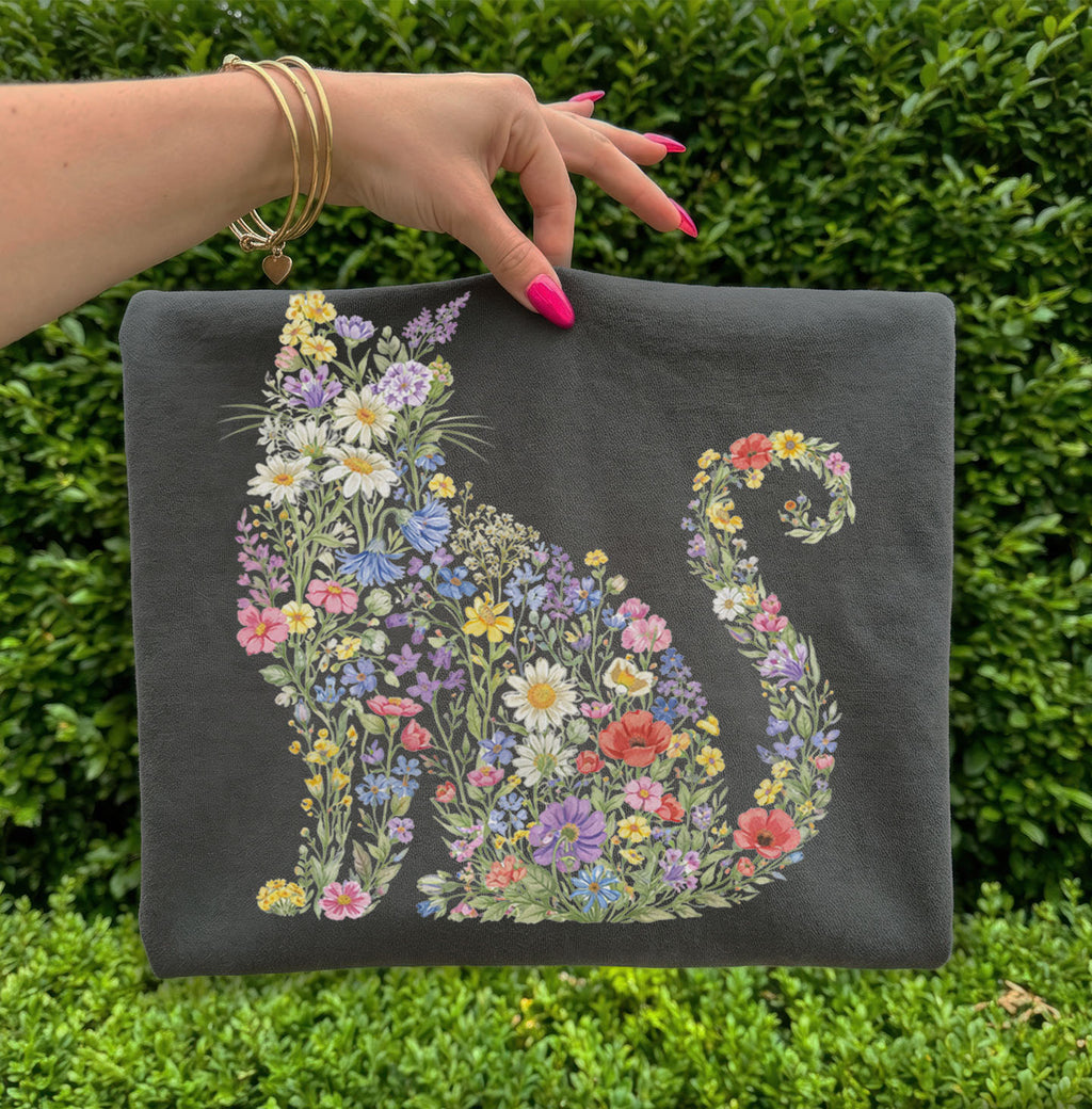 Wildflower Cat T-Shirt