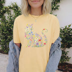 Wildflower Cat T-Shirt