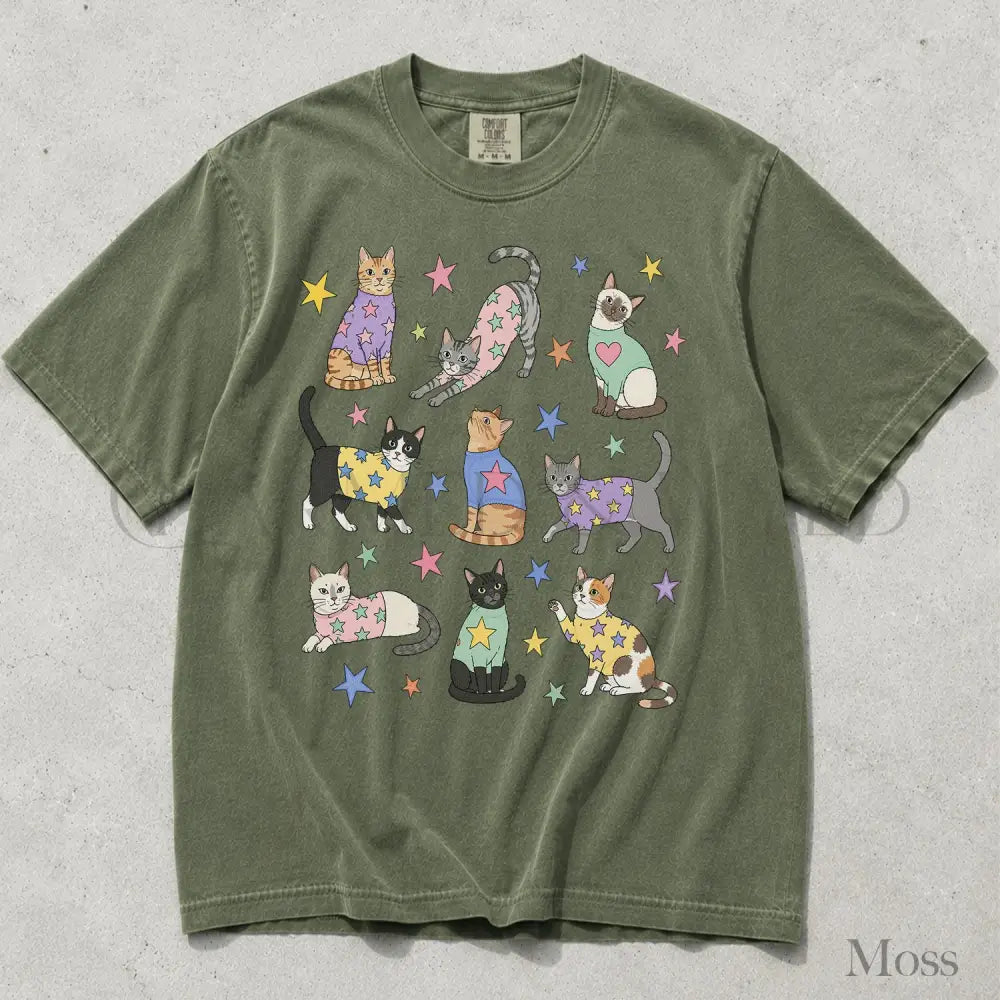Cats in Sweaters Comfort Colors T-Shirt - T-Shirt