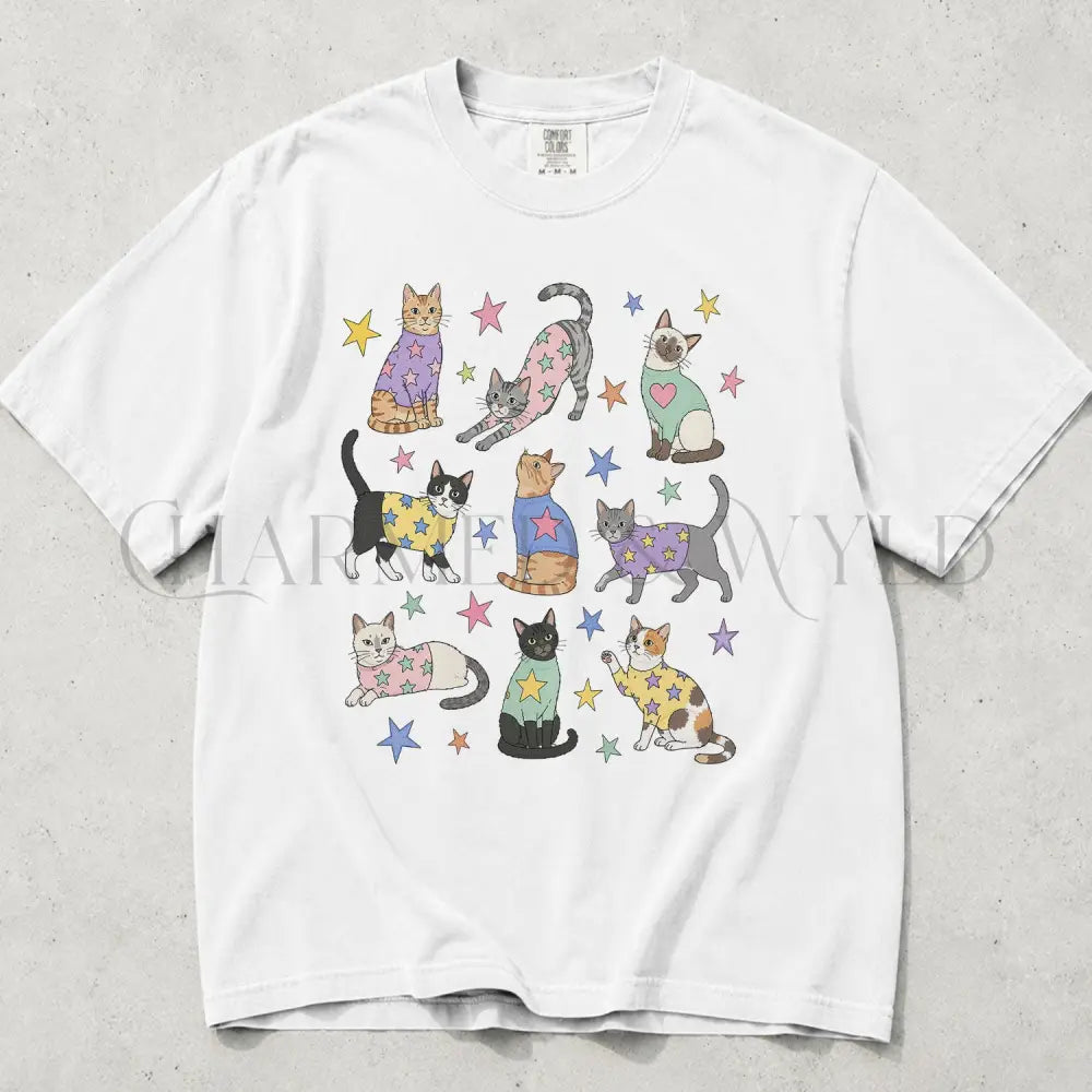 Cats in Sweaters Comfort Colors T-Shirt - T-Shirt