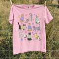 Cats in Sweaters Comfort Colors T-Shirt - Blossom / S - T-Shirt