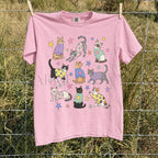 Cats in Sweaters Comfort Colors T-Shirt - Blossom / S - T-Shirt
