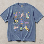 Cats in Sweaters Comfort Colors T-Shirt - Blue Jean / S - T-Shirt