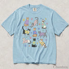 Cats in Sweaters Comfort Colors T-Shirt - Chambray / S - T-Shirt