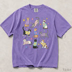 Cats in Sweaters Comfort Colors T-Shirt - Violet / S - T-Shirt