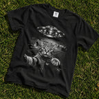 Cat UFO Graphic T-Shirt