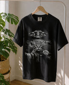 Cat UFO Graphic T-Shirt