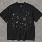 Celestial Astrology Comfort Colors T Shirt - Black / S - T-Shirt
