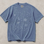 Celestial Astrology Comfort Colors T Shirt - Blue Jean / S - T-Shirt