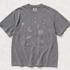 Celestial Astrology Comfort Colors T Shirt - Grey / S - T-Shirt