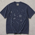Celestial Astrology Comfort Colors T Shirt - Navy / S - T-Shirt