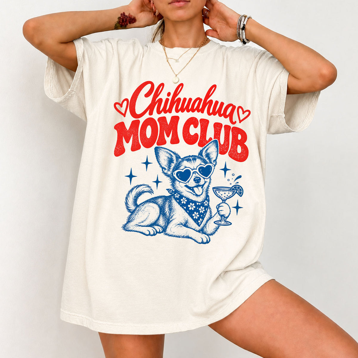 Chihuahua Mom Club Comfort Colors T-Shirt
