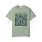 Claude Monet Inspired Black Cat T-Shirt - Bay / S - T-Shirt